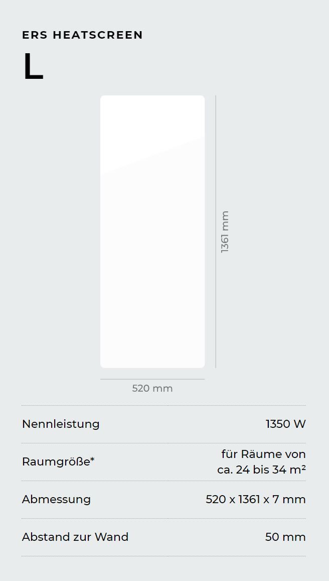Datenblatt ERS Heatscreen Modell L